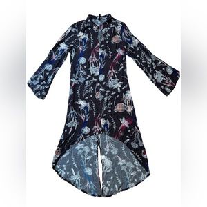 Staple the Label Australian High-Low Floral Print Dress, Size 10, 100% Viscose